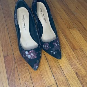 Never worn floral heel